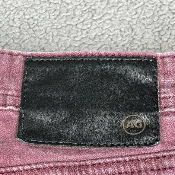AG Adriano Goldschmied Everett Jeans Mens 34x31 Mauve Slim Straight Stretch - Picture 3 of 13